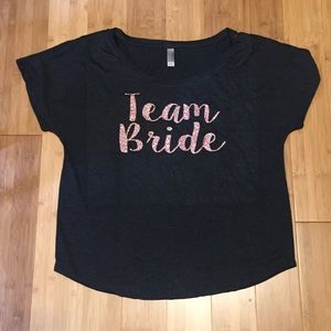 Fun Team Bride tee!
